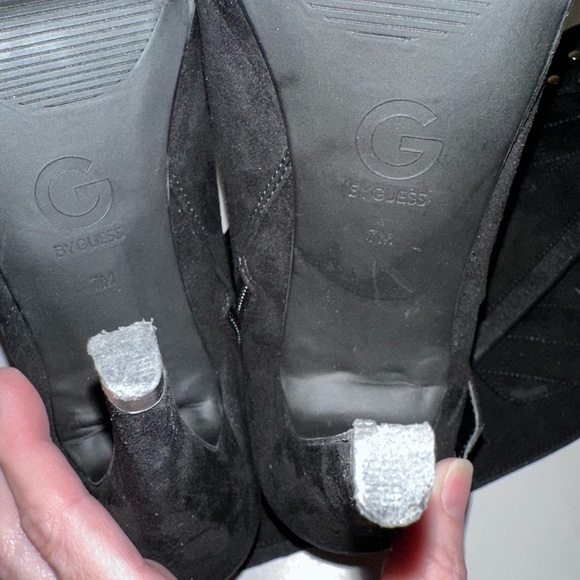 Guess Black Quilted Over the Knee Boots - Picture 12 of 12